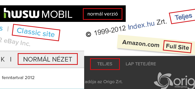 Teljes nézet, normál, desktop verzió?