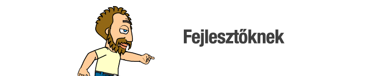 Fjlesztőknek felirat