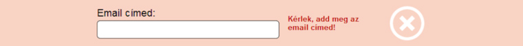 Hibaüzenetre példakép