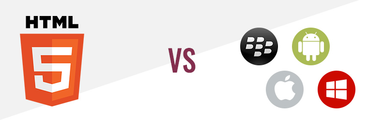 HTML5 vs. mobil operációs rendszerek illusztráció