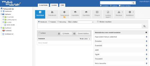 MailMaster felülete