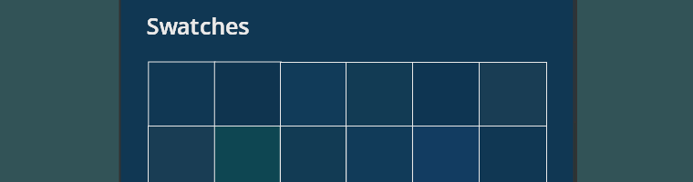 A képen sok hasonló színű négyzet látható.